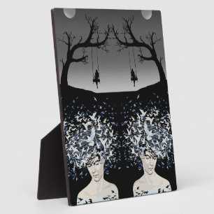 Moonlit Dreams: Freiheit und Einsamkeit Fotoplatte