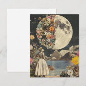 Moonlit Elegance - Frau mit Mond (2) (Vorne/Hinten)