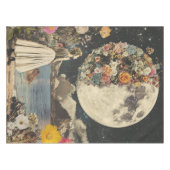Moonlit Elegance - Frau mit Mond (2) Tischdecke (Vorderseite (Horizontal))