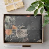 Moonlit Elegance - Frau mit Mond (3) Seidenpapier (Geschenk)