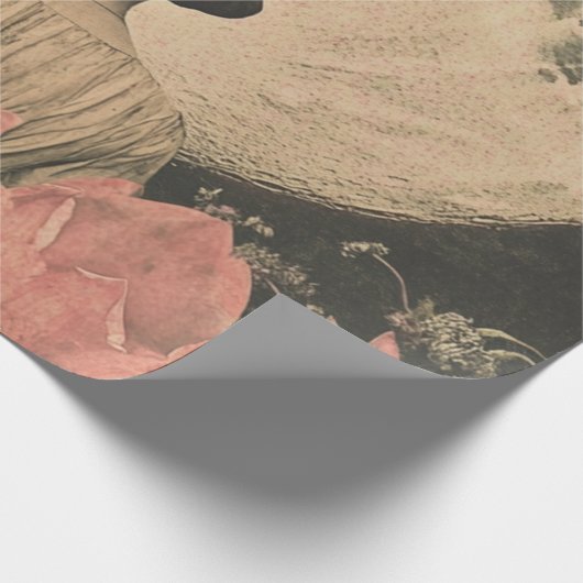 Moonlit Elegance - Zurück auf die Frau mit dem Mon Geschenkpapier (Ecke)