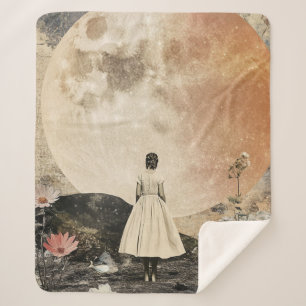 Moonlit Elegance - Zurück zur Frau mit dem Mond 2 Sherpadecke