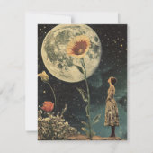 Moonlit Elegante - Frau mit dem Mond (Vorderseite)