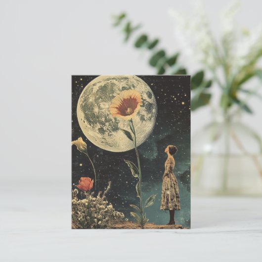 Moonlit Elegante - Frau mit dem Mond (Stehend Vorderseite)