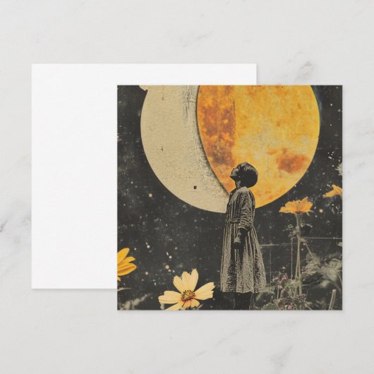 Moonlit Elegante - Frau mit dem Mond (Vorne/Hinten)