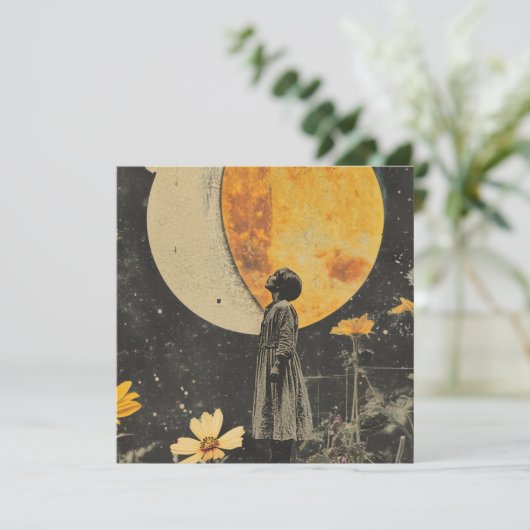 Moonlit Elegante - Frau mit dem Mond (Stehend Vorderseite)