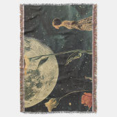 Moonlit Elegante - Frau mit dem Mond Decke (Vorderseite Vertikal)