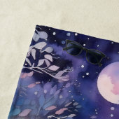 Moonlit Enchanted Forest Nightscape Strandtuch (Beispiel)