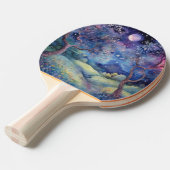 Moonlit Enchanted Forest Nightscape Tischtennis Schläger (Vorderseite)