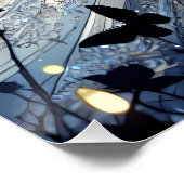 Moonlit Fairy Princess Celestial Gown Poster (Ecke)