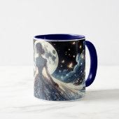 Moonlit Fairy Princess Celestial Gown Tasse (VorderseiteRechts)