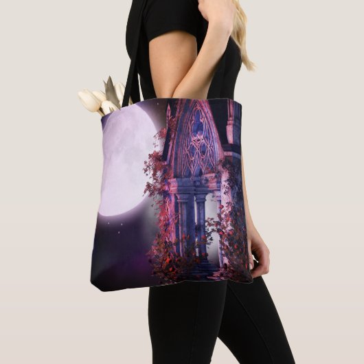 Moonlit Fantasy Garden Totasche Tasche (Von Nahem)