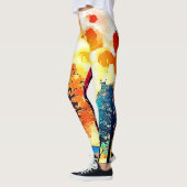 Moonlit Forest Fantasy Art Leggings (Links)