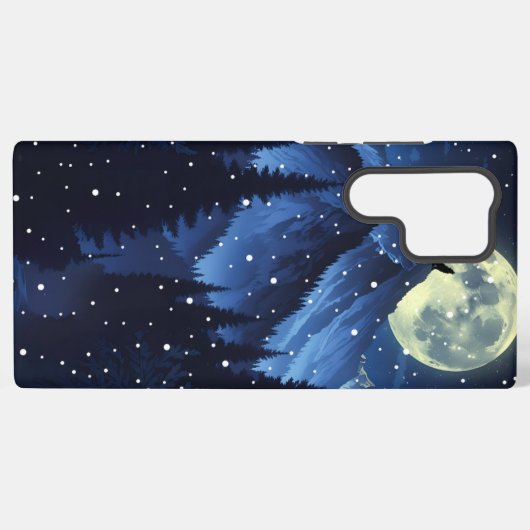 Moonlit Forest Phone Case Samsung Galaxy Hülle (Rückseite (Horizontal))