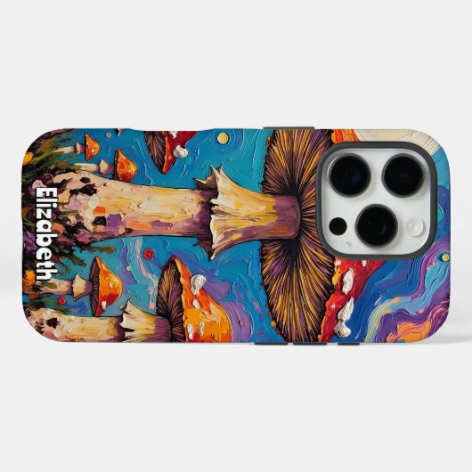 Moonlit Fungi Vista Case-Mate iPhone Hülle (Rückseite (Horizontal))