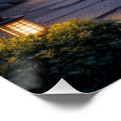 Moonlit Garden: Cherry Blossom Dreams Poster (Ecke)