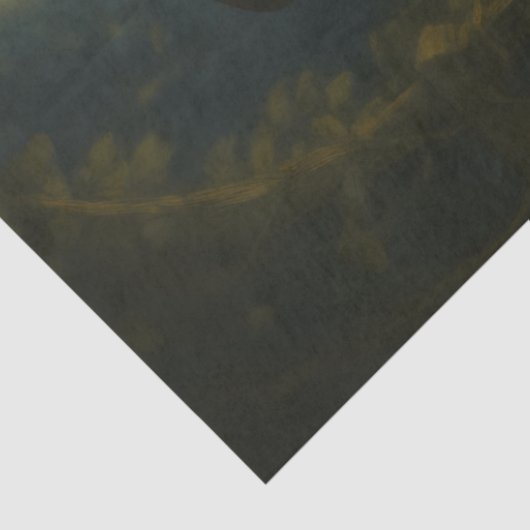 Moonlit Garden Hexe Gothic Halloween Decoupage Seidenpapier (Ausschnitt)