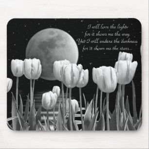 Moonlit Garden Mousepad