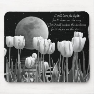 Moonlit Garden Mousepad
