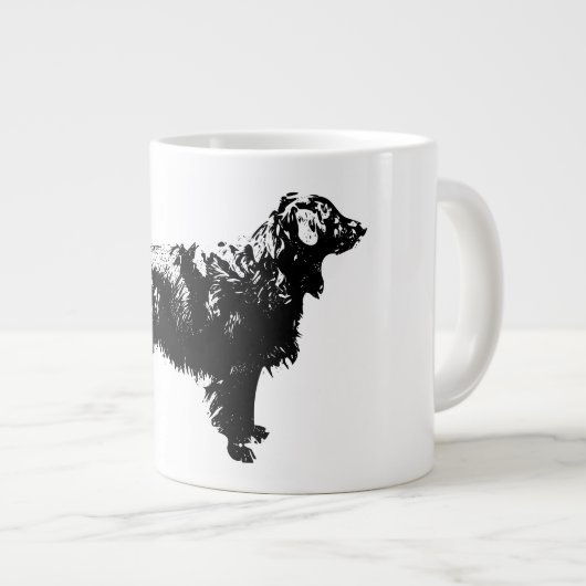 Moonlit Gate Guardian Jumbo-Tasse (Vorderseite Rechts)