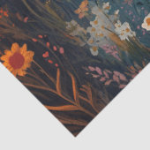 Moonlit Ghost in Wildblumen Dekoupage Seidenpapier (Ausschnitt)