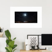 Moonlit Glow Big Poster (Heimbüro)