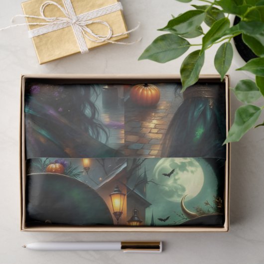Moonlit Gothic Hexenquartett - verzaubertes Hallow Seidenpapier (Geschenk)