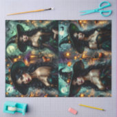 Moonlit Gothic Hexenquartett - verzaubertes Hallow Seidenpapier (Basteln)