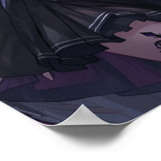 Moonlit Gothic Succubus Poster (Ecke)