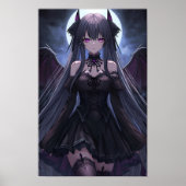 Moonlit Gothic Succubus Poster (Vorne)
