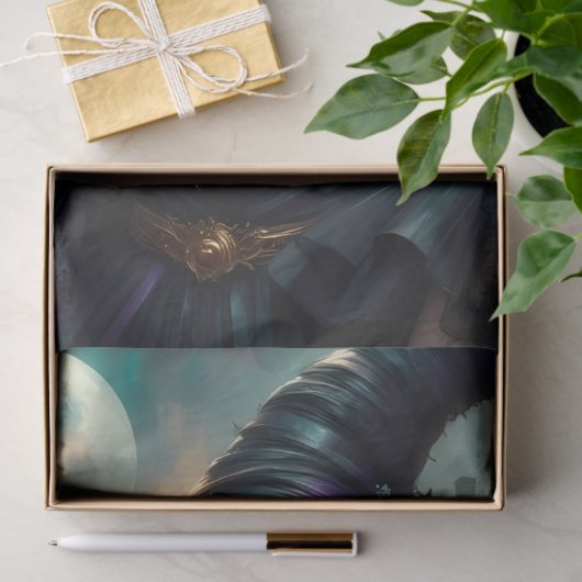 Moonlit Gotische Hexe - verzauberte Venezianische Seidenpapier (Geschenk)