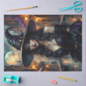 Moonlit Gotische Hexe - verzauberte Venezianische Seidenpapier (Basteln)