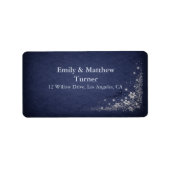 Moonlit Grove Celestial Woodland Wedding Envelope Adressaufkleber (Vorne)
