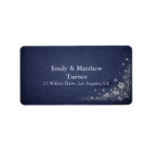 Moonlit Grove Celestial Woodland Wedding Envelope Adressaufkleber (Vorne)