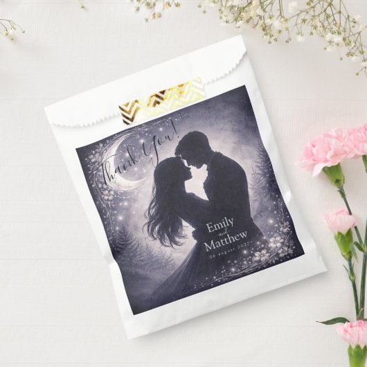 Moonlit Grove Celestial Woodland Wedding Geschenktütchen (Versiegelt)