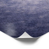 Moonlit Grove Celestial Woodland Wedding Poster (Ecke)