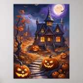 Moonlit Haunt: Eine Halloween-Fantasie Poster (Vorne)