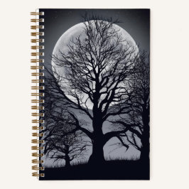 "Moonlit Haunt Journal" Notizblock