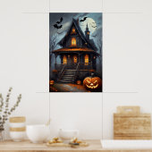 Moonlit Haunts, Halloween Poster (Küche)