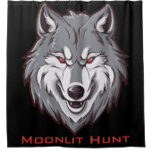 Moonlit Hunt Duschvorhang (Vorderseite)