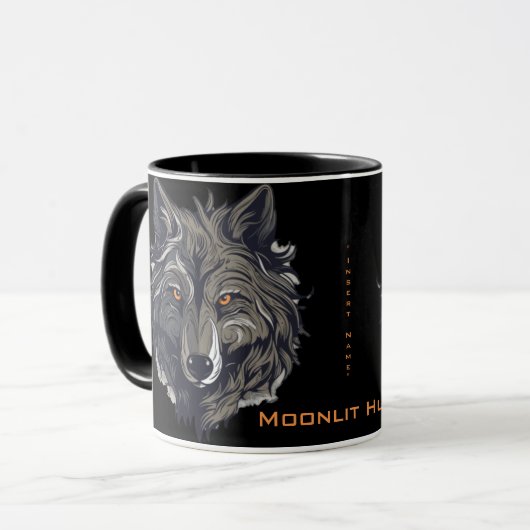 Moonlit Hunt Tasse (Vorderseite Links)