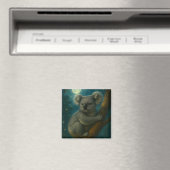 Moonlit Koala Perch Magnet (In Situ (Geschirrspüler))