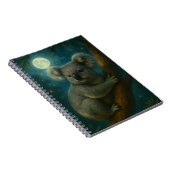 Moonlit Koala Perch Notizblock (Rechte Seite)