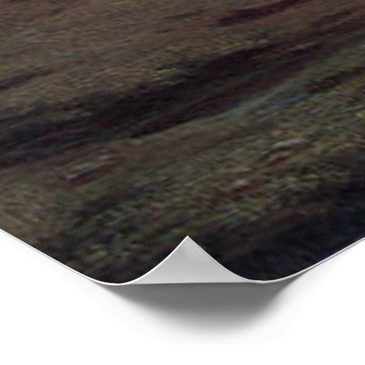 Moonlit Landschaft Poster (Ecke)