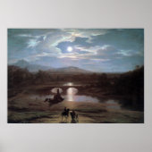 Moonlit Landschaft Poster (Vorne)