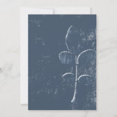 Moonlit-Leinwand-Hochzeit Einladung (Rückseite)