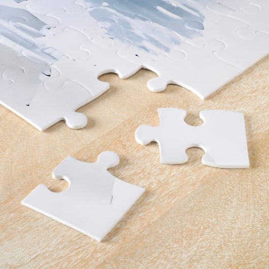 Moonlit Lighthouse an der Rocky Coastline Puzzle (Seite)