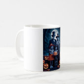 Moonlit Macabre: Ein Spuk Familienportrait Kaffeetasse (Vorderseite Links)