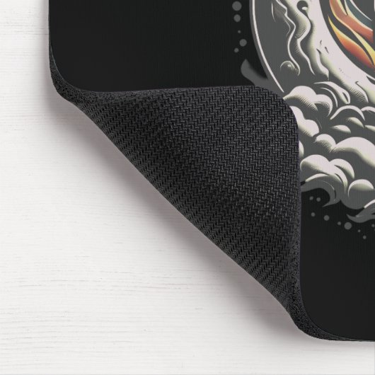 Moonlit Magic-Black BG Mousepad (Ecke)