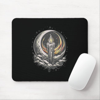 Moonlit Magic-Black BG Mousepad